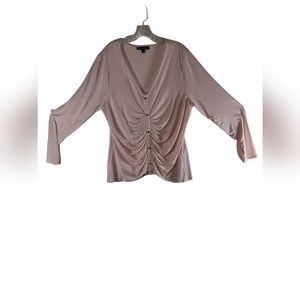 XL I.N.C pink long sleeve shirt for women